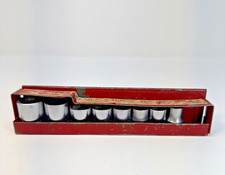 Vintage Blackhawk 38 Drive Metric 6-pt Socket Set 8pc Usa With Holder Vintage Blackhawk 38 Drive Metric 6-pt Socket Set 8pc Usa With Holder