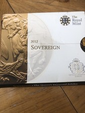 2012 Diamond Jubilee Sovereign 