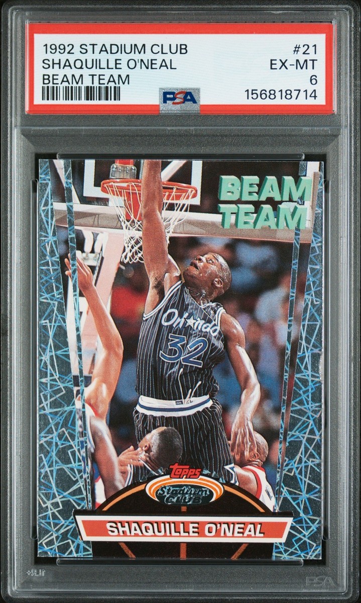 1992-93 Topps Stadium Club - Beam Team Shaquille O'Neal #21 (RC