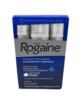 Rogaine Men  s 5 Minoxidil Foam Hair Regrowth Treatment, 2.11 oz 3ct , Ex 11/27