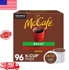 McCafe Premium Roast Decaf, Coffee Single Serve Keurig K-Cup Pods, 96 Count