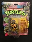 Vintage 1988 Playmates Teenage Mutant Ninja Turtles Donatello 10 Back MOC TMNT