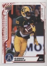 2020 Upper Deck CFL Red 119/165 Davaris Daniels #101 11pj