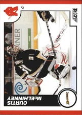 2010-11 Score Glossy #50 Curtis McElhinney - HKY