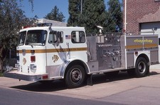 FIRE APPARATUS SLIDE DENVER CO 1982 SEAGRAVE KODACHROME