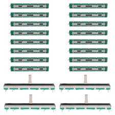 20Pcs 75mm  Mixer Fader B10K  Straight Slide Potentiometer Lot F3D5