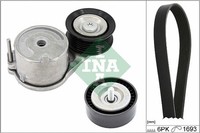 1X Ina 529 0562 10 Keilrippenriemensatz FüR Ford