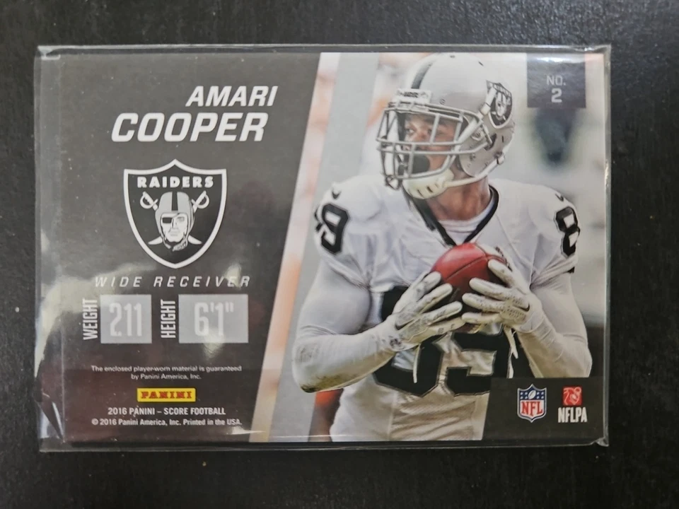 2016 Score Jumbo Jerseys Amari Cooper #2 - Image 2 of 2
