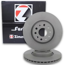 2x Zimmermann Bremsscheiben Coat Z Ø312mm Vorne passend für VW Golf 5 1K1 B8 B6