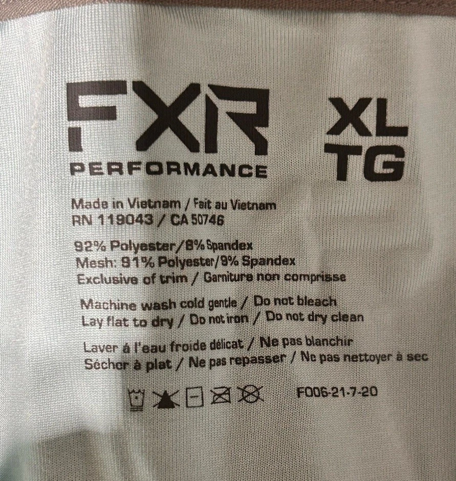 Camisa FXR Derby UPF 50 Mujer XL Manga Larga Pesca Protección Solar Rendimiento Foto 3 de 4