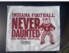 2025 IU Football Rally Towel Hoosier The Bison Cignetti