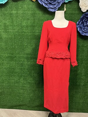 chinese dress ladies Adelheid Embroidered Lace Gown – Maggy London main image 1