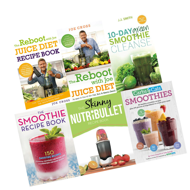 Carbs & Cals Smoothies,10-Day Green Smoothie Cleanse 6 Books Collection Set NEW