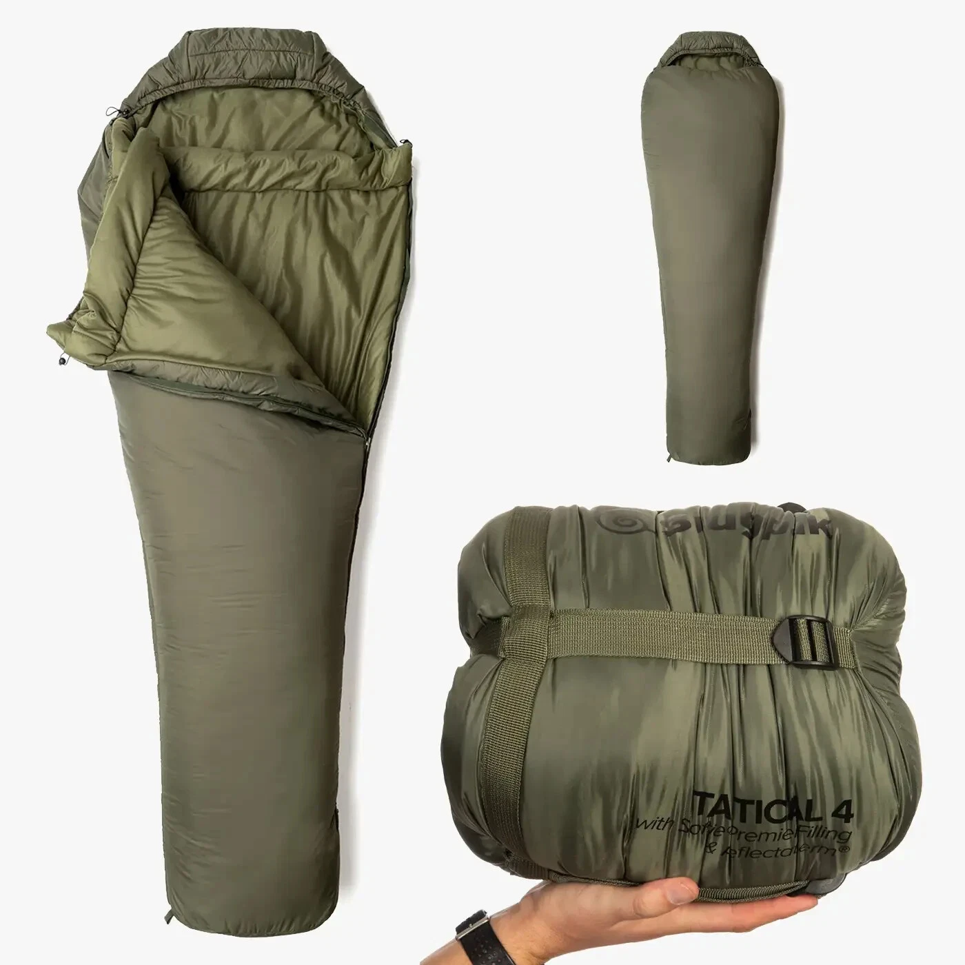 Snugpak Tactical 4 Sleeping Bag -12°C Adult 4 Season UK Made Mummy Military Army
Opens in a new wind