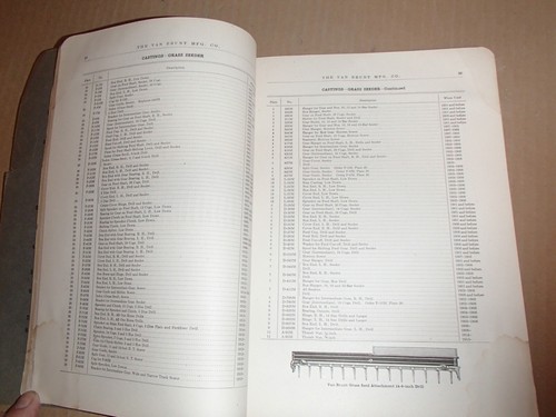1916 Van Brunt Drills Seeders Sowers Cultivators Parts Repair Price Catalog - Picture 4 of 6
