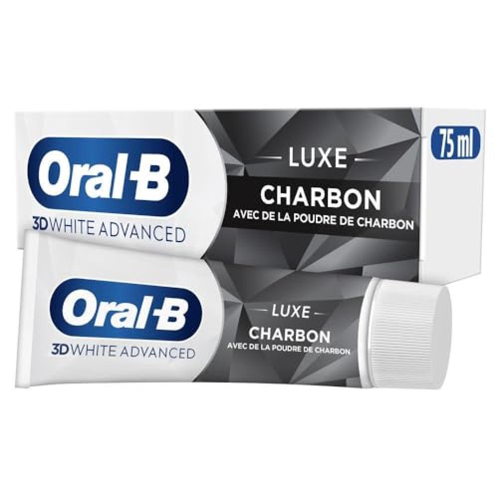 (TG. 75.00 ml (Confezione da 1)) Oral B Dentifricio 3D White Advanced Luxe Carbo