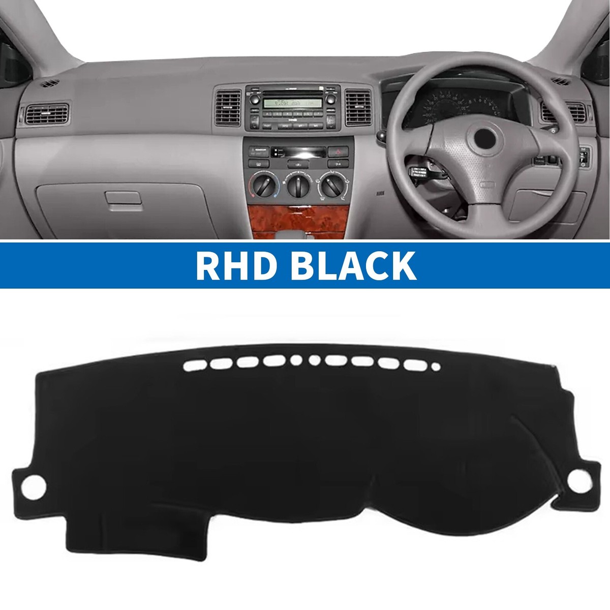Automatten | Toyota Corolla 2002-2004 3/5 deurs | Naaldvilt Automatten | Toyota Corolla 2002-2004 3/5 deurs | Naaldvilt
