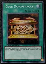 Yu-Gi-Oh! Super rara Sarcofago D Oro Drev-ense2 Gold Sarcophagus American