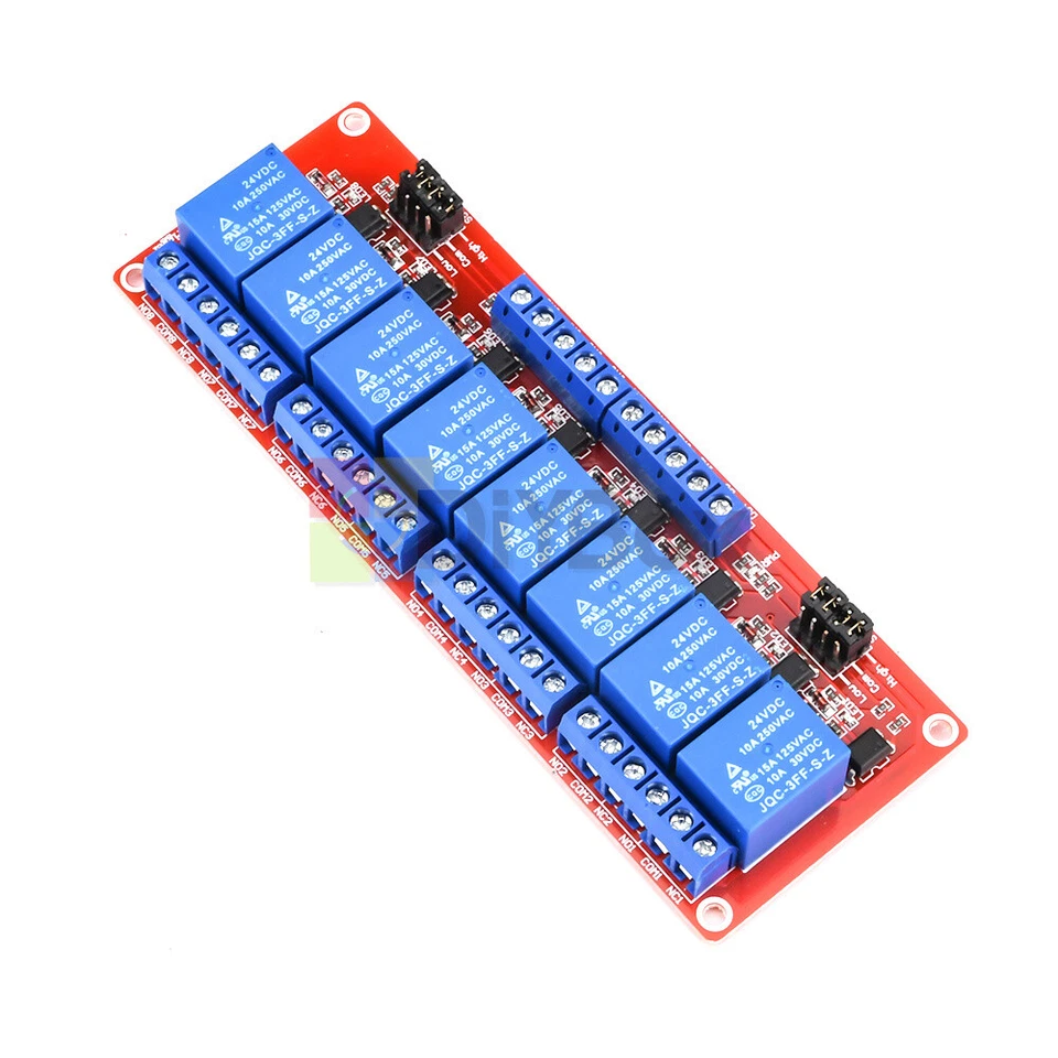 1/2/4/8 Kanal Relaisplatine Relaismodul mit Optokoppler High Low 5V 9V 12V 24V - Bild 3 von 4