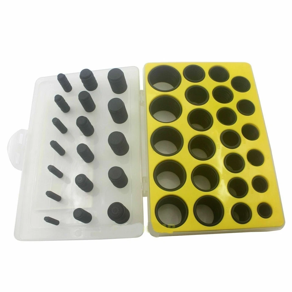 Kit guarnizioni o ring 42 misure diverse 666 pezzi anelli gommini VALIGIA - Immagine 2 di 4