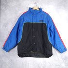 Vintage 80s Polo Sport Ralph Lauren Jacket Mens XL Blue Green Colorblock Patch