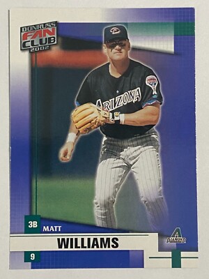 2002 Donruss Fan Club #172 Matt Williams Arizona Diamondbacks