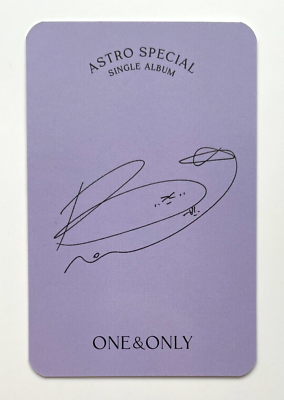 ASTRO MOONBIN MOON BIN ONE&ONLY Album CD Photocard Message card