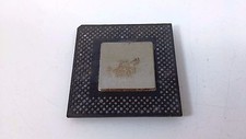 Intel Pentium Ceramic CPU Processor SL3FL Gold Plated Collection Vintage Rare