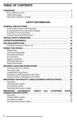 Libro manual del propietario Can Am 2016 Outlander L & Outlander L Max 450 y 570 modelos - Imagen 2 de 12