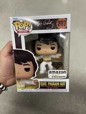 Funko Pop Elvis Pharaoh Suit #287 (Diamond Collection)  Amazon Ex With Protector