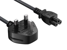 Cable Leader 3ft BS1363 to C5 England UK Power Cord with Fuse, for Notebook