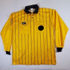 Official Sports International USSF Yellow - L Soccer Football Referee Polo Shirt