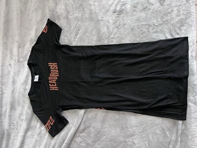 Headrush Dress Or Cover-up Women's Black & Orange Size Small