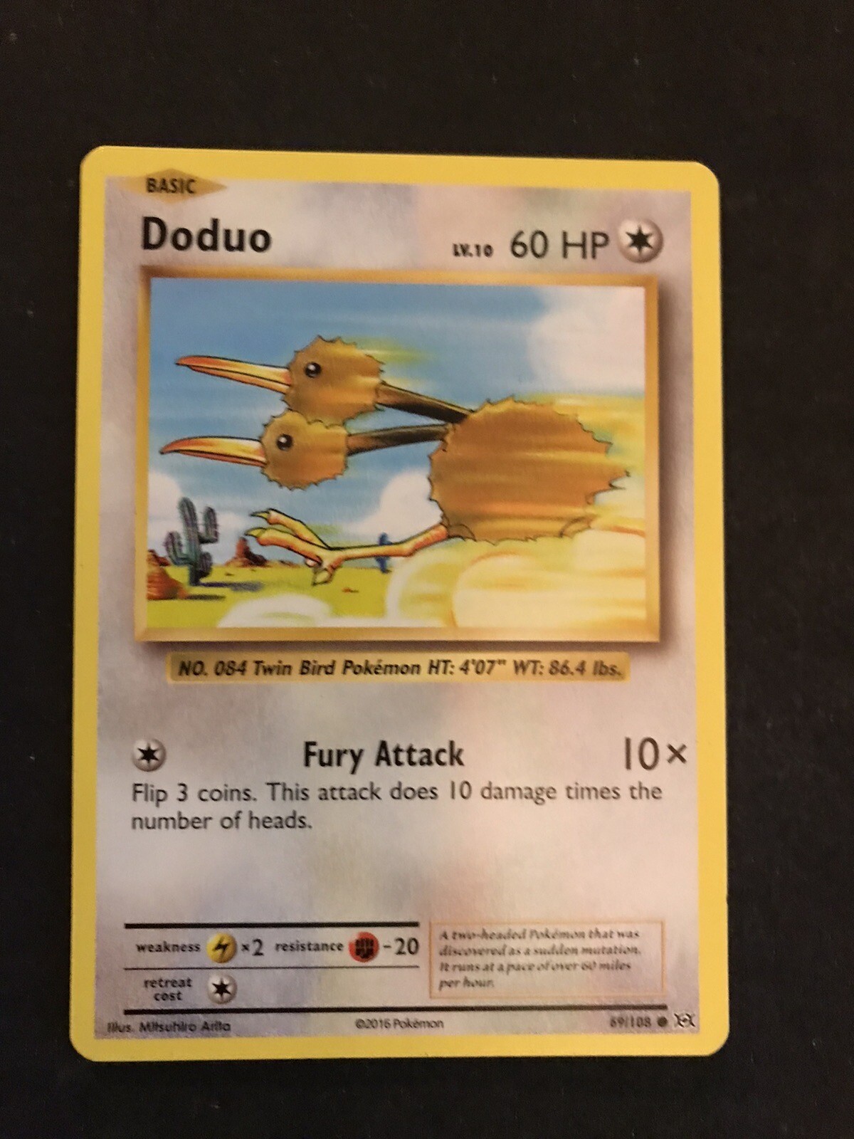 Doduo 69/108 - Evolutions - Common - Pokemon Card TCG - LP