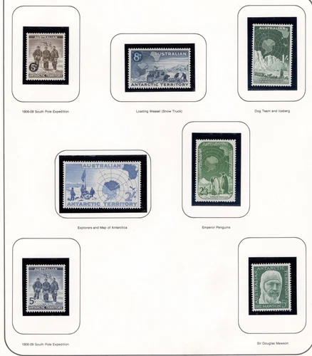 AUSTRALIAN ANTARCTIC TERRITORY LOT OF 60+ MNH STAMPS & FDC 1957-1983