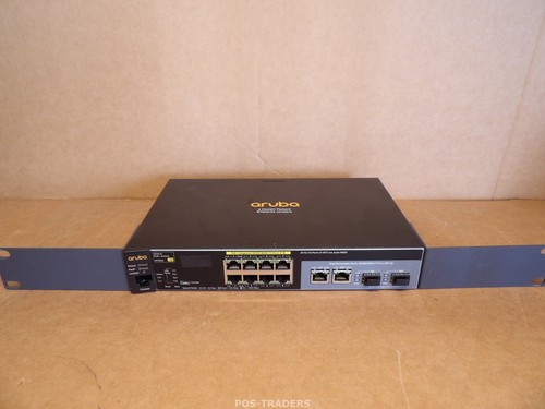 HP J9780A Procurve 2530-8-PoE+ 8-Port 10/100 Network Switch Rackmounts INCL PSU - Afbeelding 2 van 10