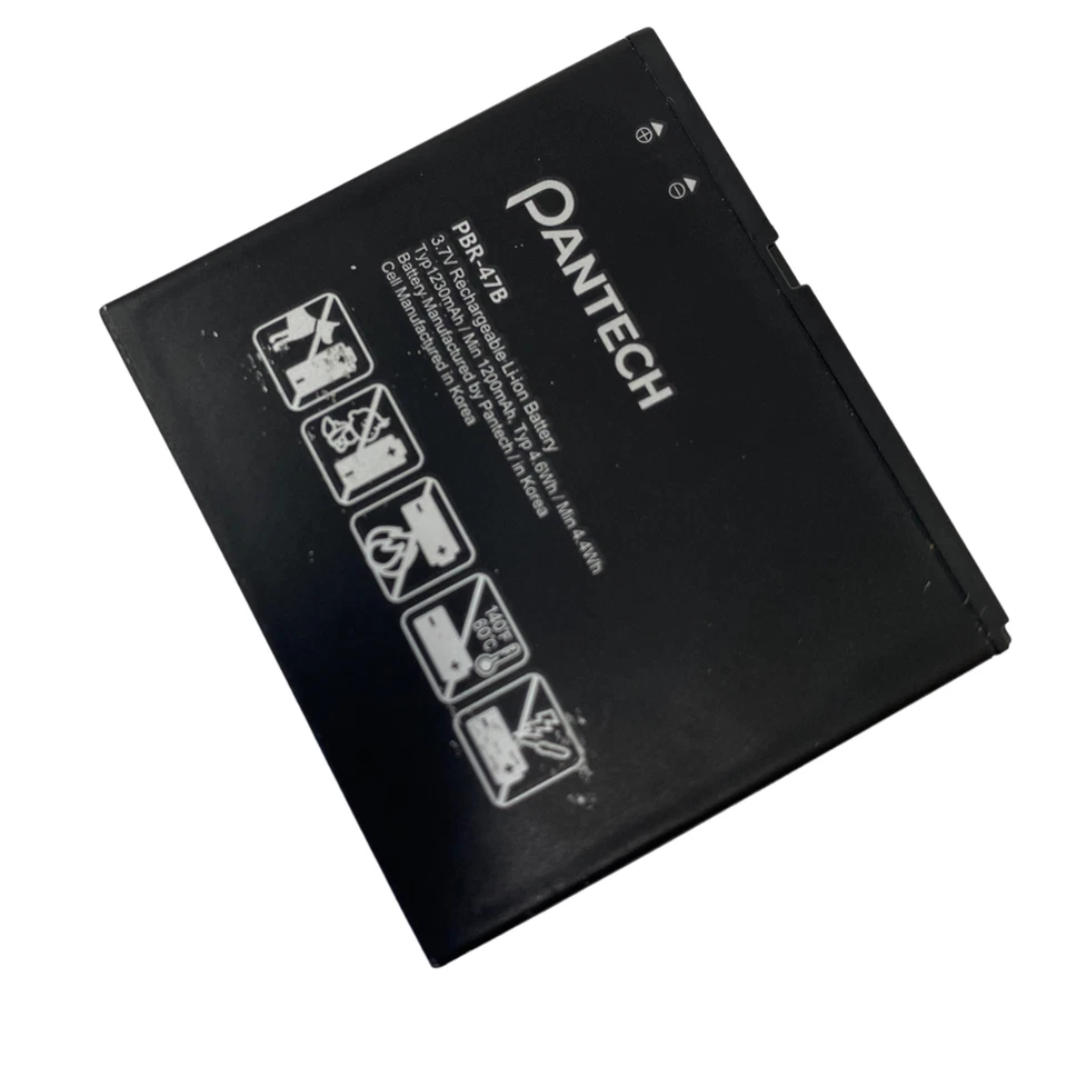 Batería Original PBR-47B Repuesto Para Pantech Vybe P6070 3.7V 1230mAh OEM Foto 2 de 4