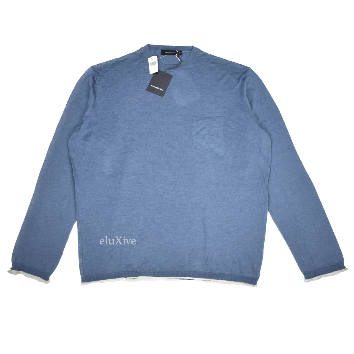 Zegna long-sleeve linen-silk shirt - Grey