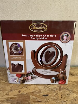 Nostalgia Rotating Hollow Chocolate Maker Craft Kit Cooking Mold