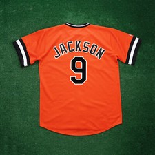 Reggie Jackson Baltimore Orioles 1983 Cooperstown Throwback Orange Men's Jersey