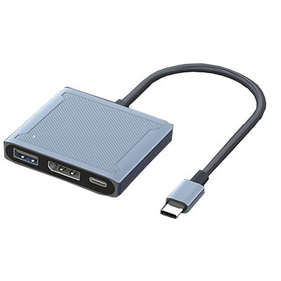 USB C to DisplayPort Multiport Adapter Dock 3-in-1 Type C Hub with 1xDP 1.4 +...