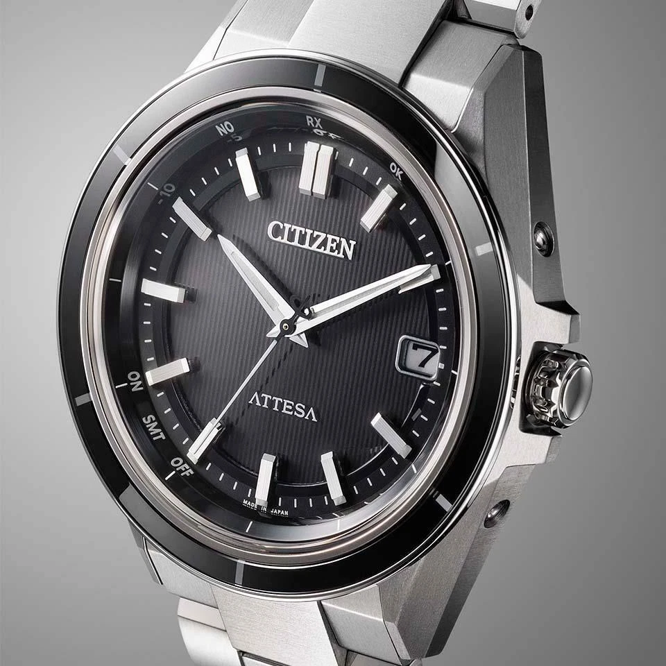 CITIZEN ATTESA CB3030-76E ACT Line Titanium Eco-Drive Radio Solar Watch Men's