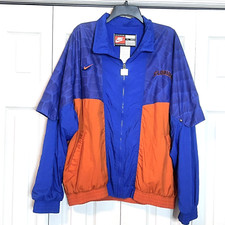 Vintage 90s Nike Team Sports Rare Florida Gators Embroidered Zip Up Jacket VTG