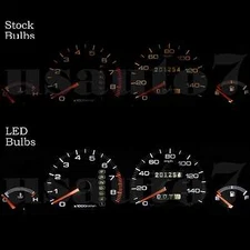 Dash Instrument Cluster Gauge WHITE SMD LEDs LIGHTS KIT Fits 94-01 Acura Integra