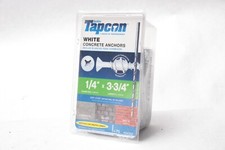 (75-Pk) Tapcon Phillips Flat-Head Concrete Anchor White 1/4 x 3-3/4 24392 HSN
