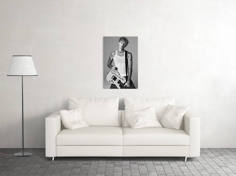 Ametralladora Mgk Kelly Estados Unidos Rapero Estrella Arte de Pared Decoración del Hogar - PÓSTER 20x30 Foto 3 de 4