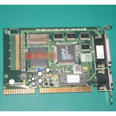 1pc used Advantech PCA-6653 Rev.B1 VGA Borad Tested In Good Condition