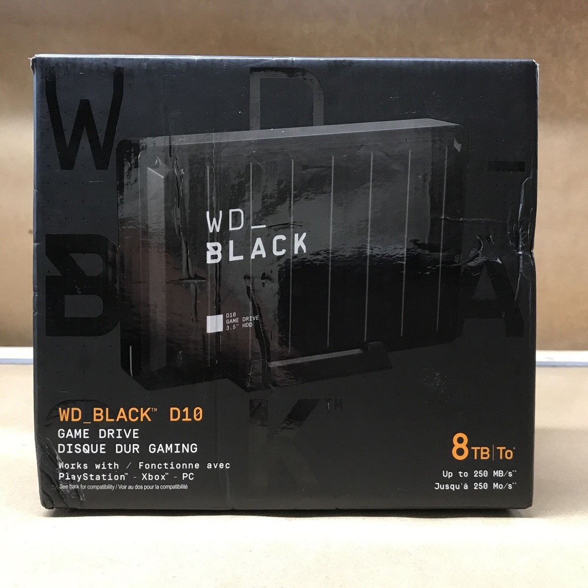 Drive Usb Western Digital Black D10 Game Drive 8tb WD Black D10