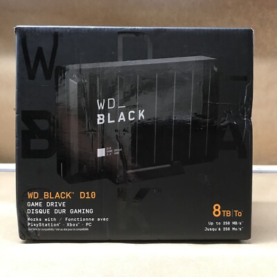 WD Black D10 WDBA3P0080HBK 8TB USB External Game Hard