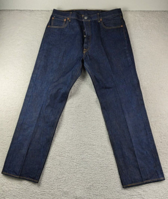 Levi 501xx Jeans Men's 36x31 (TAG 38x32) Denim Dark Wash | eBay